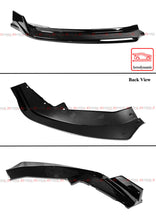 3pcs Glossy Black Front Bumper Lip Splitter Kit For 2024+ Nissan Sentra Sedan