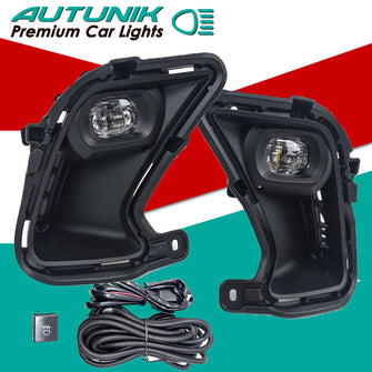 LED Fog Light Kit For 2024-2025 Toyota Grand Highlander W/ Switch & Bezel