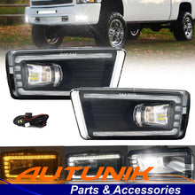Fog Lights LED Lamps For 2007-2014 Chevy Silverado Avalanche Suburban Tahoe+DRL