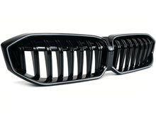 Front Kidney Grille Single Line Grill W/ LED Light For BMW 3 Series G20 2023-2026 Gloss Black