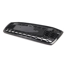 RS6 Style Front Bumper Grille Honeycomb Gloss Black For Audi A6 S6 C8 2019-2022