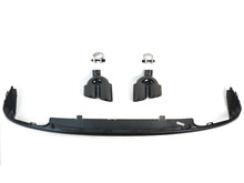Rear Bumper Diffuser + Exhaust Tips for Audi A6 C8 NON-Sline Base Trim 2019-2025