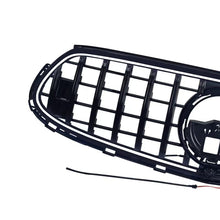 Glossy Black W/LED GT Style Front Bumper Luminous Grille For Mercedes Benz GLC X254 2023-2026