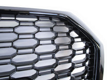 Gloss Black Honeycomb Front Mesh Grille for AUDI Q5 SQ5 2018 2019 2020