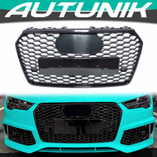 Black Honeycomb Front Grille For AUDI A7 C7.5 S7 2016 2017 2018