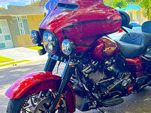 Auxiliary LED Spot Fog Light Turn Signals Fit For Harley Street Glide 1994-2023