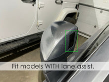 Chrome Mirror Cover Caps Replace For AUDI Q5 SQ5 Q7 SQ7 2018-2025 With Blind Spot Assist Light