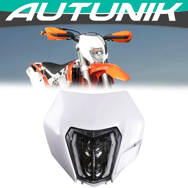 thumbnail image 2 of Z-OFFROAD DOT LED Headlight With DRL For KTM EXC, XCW, SMC-R 690 (2017-2021) - 5.63" Black 2 of 5