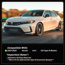 For 2023-2025 Civic Type-R FL5 AG V2 Style Carbon Fiber Front Bumper Lip Splitter