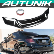 For 2017-2023 Mercedes E-Class W213 Sedan E63 Carbon Fiber Look Trunk Spoiler Wing