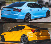 For 2014-2024 Maserati Ghibli ASP Style Real Carbon Fiber Highkick Trunk Spoiler