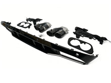 C43 Style Rear Diffuser Lip W/ Black Tips For Mercedes Benz C-Class W205 C200 C250 C300 Non AMG 2015-2021