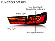 Smoked/Red LED Sequential Tail Lights For BMW 3-Series G20 M3 G80 2019-2024