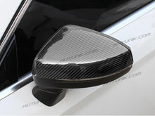 Real Carbon Fiber Side Mirror Cover Caps Replacement for AUDI A3 8V S3 RS3 2013-2020