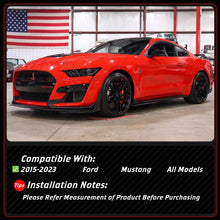 For 2015-2023 Ford Mustang S550 Matt Black Rear License Plate Frame Holder Panel