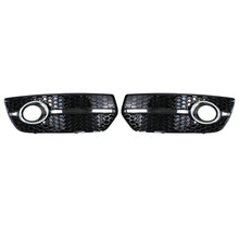 For 2009-2012 Audi Q5 W/O S-Line Pkg Fog Light Cover Grill Gloss Black SQ5 Style