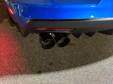 Staggered Black Quad 4.5" Out 3" In 304 Stainless Steel Exhaust Tips Dual Wall