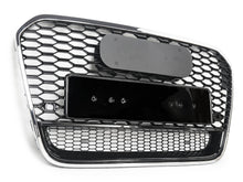 Chrome Frame Grill For 2012-2015 Audi A6/S6 C7 RS6 Style Front Mesh Honeycomb Grille