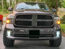 Black Bumper DRL LED Fog Lights For Dodge Ram 1500 2013 2014 2015 2016 2017