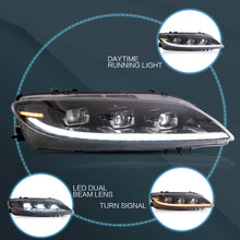 Pair LED DRL Projector Headlights For Mazda 6 2003-2007 2008 Startup Animation