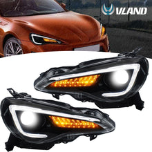 LED Headlights For Toyota 86 Subaru BRZ Scion FR-S w/Sequential Indicator Lamp