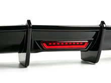 Fits 2017-2019 Audi A4 B9 Non S-Line Rear Diffuser Lip w/ Integrated LED Light