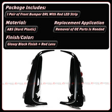 For 2023-2025 Honda Civic Type-R FL5 Red JDM Front Bumper Replacement LED DRL Light Strip