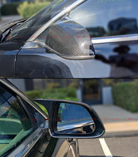 For 2017-2025 Tesla Model 3 Direct Add-On M Style Real Carbon Fiber Side Wing Mirror Covers Cap