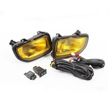 Pair Yellow Front Bumper Driving Fog Lights Lamps Kit For Toyota MR2 1991-1995