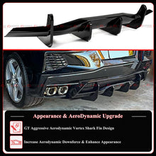 For 2020-26 Corvette C8 Z51 Stingray Carbon Flash GT Style Rear Bumper Diffuser