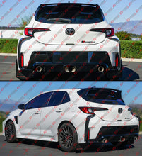 For 2023-2026 Toyota GR Corolla Full Carbon Fiber Rear Bumper Side Vent Trim Garnish