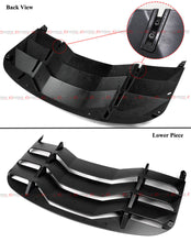 For 2024-2025 Ford Mustang Coupe Matte Black Rear Window Windshield Louver Cover