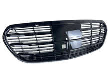 Gloss Black Front Bumper Grille for Mercedes W223 Sedan S400 S500 S450 S580 2021-2024