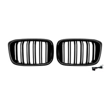 Gloss Black Front Kidney Grill Grille W/ LED Light For 2018-2022 BMW X3 X4 G01 G02