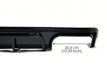 （Only Sline）For Audi A6 S6 C8 2019-2025 Rear Bumper Lip Rear Diffuser Gloss Black + Chrome Exhaust Tips