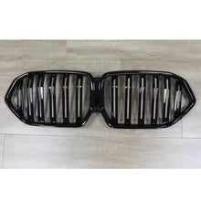 For 2019-2023 BMW X6 G06 Front LED Grille LED Bumper Kidney Grill Gloss Black