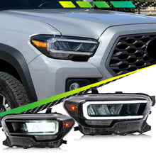 VLAND LED Headlights Front Lamps Assembly Turn Signal DRL for Toyota Tacoma 2020-2023