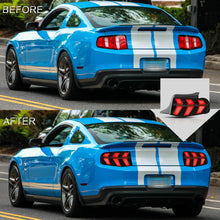 Smoke LED Tail Lights For 2010-2012 Ford Mustang Sequential Signal Rear Lamps