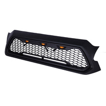 For 2012-2015 Toyota Tacoma Front Grille Bumper Grill W/ LED lights Matte Black