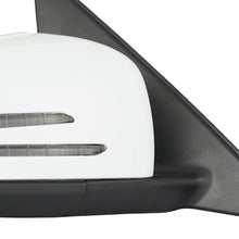 White Right Left Mirror For 2010-2014 Mercedes W204 C300 with Blind Spot Heat Mirror