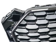 Carbon Look Honeycomb Front Bumper Grille for Audi A5 S5 B9 2017-2019 RS5 Style