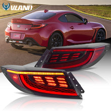 Red LED Tail Lights For 2022-2024 Subaru BRZ/Toyota GR86 Rear Brake Lamps