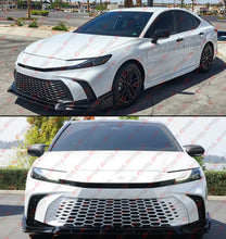 Gloss Black 3-Piece Front Bumper Lip Splitter For 2025-2026+ Toyota Camry SE XSE