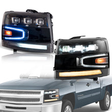 Full LED Headlights For 2007-2013 Chevrolet Silverado 1500 2500HD 3500HD