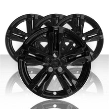 4pcs 18" Wheel Cover Hubcap Skins 5 Spoke Style Rim Gloss Black for 2020-2021 Ford Explorer