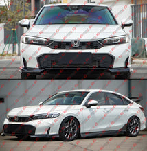 For 2025-2026 Honda Civic MCX Style Gloss Black 1PC Front Bumper Lip Splitter