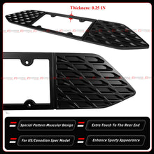 For 2024-2026 Ford Mustang S650 Matt Black Rear License Plate Frame Holder Panel