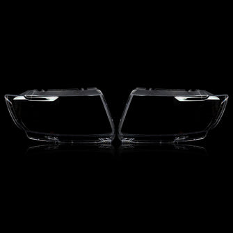 Front Headlight Lens Covers Left + Right for Jeep Grand Cherokee 2011 2012 2013
