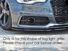 Front Bumper Fog Light Grill Cover for Audi A6 C7 S-line S6 2012-2015