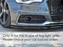 Black Fog Light Grille Covers for Audi A6 C7 S-line S6 2012-2015 fg262